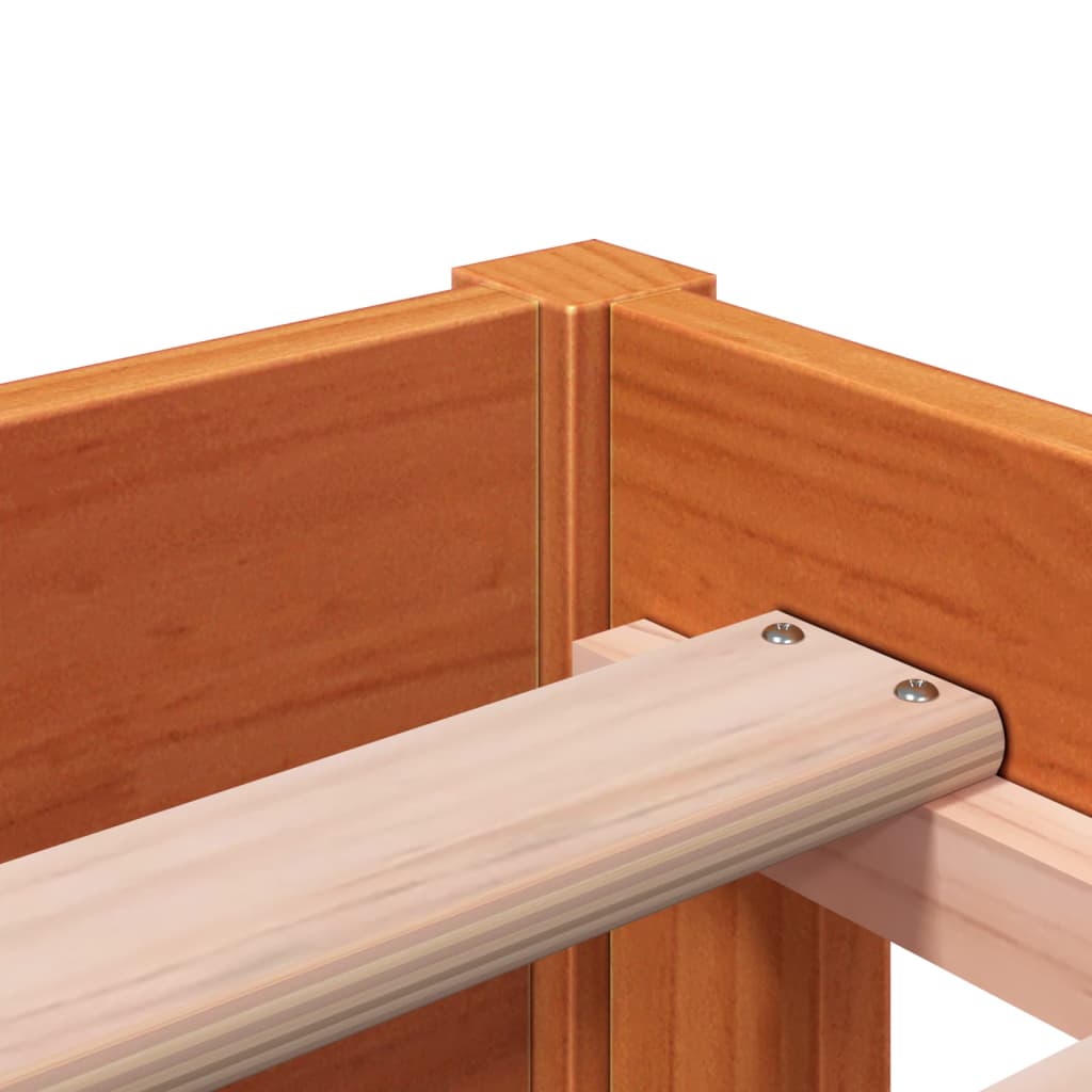 Dormeuse senza Materasso Marrone Cera 90x200 cm Legno di Pino - homemem39