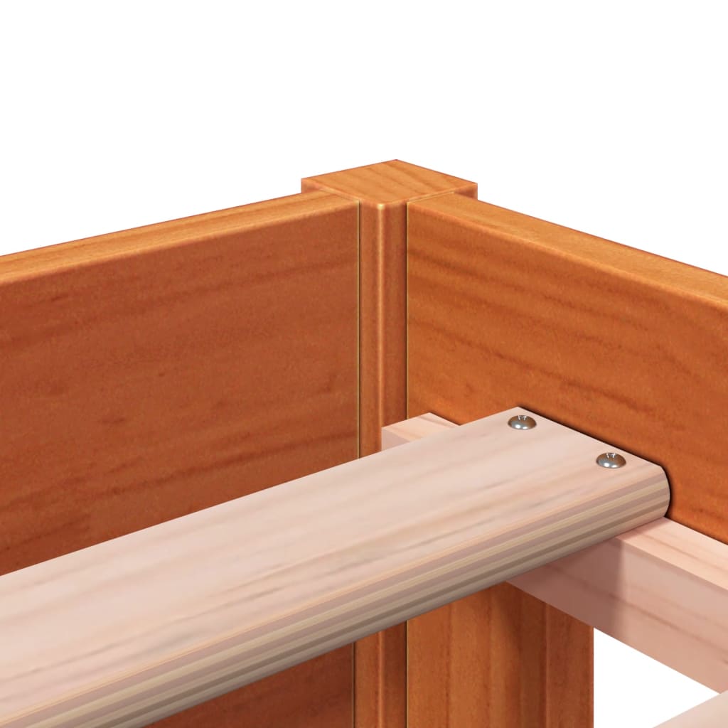 Dormeuse senza Materasso Marrone Cera 90x190 cm Legno di Pino - homemem39