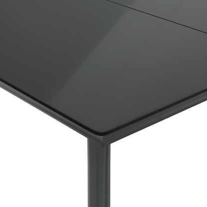 Set Pranzo da Giardino 5pz con Cuscini Grigio Chiaro Polyrattan - homemem39