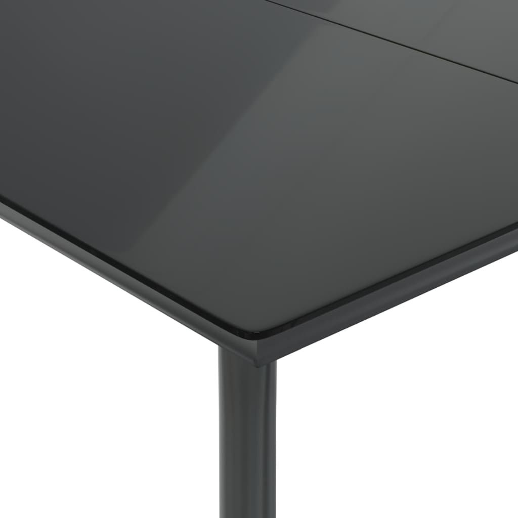 Set da Pranzo da Giardino 7 pz con Cuscini in Polyrattan Grigio - homemem39