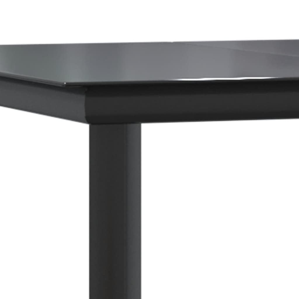 Set da Pranzo da Giardino 5 pz con Cuscini in Polyrattan Grigio | homemem39