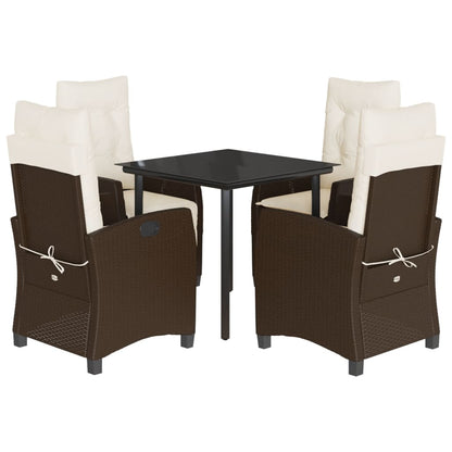 Set da Pranzo da Giardino 5pz con Cuscini