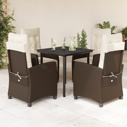 Set da Pranzo da Giardino 5pz con Cuscini