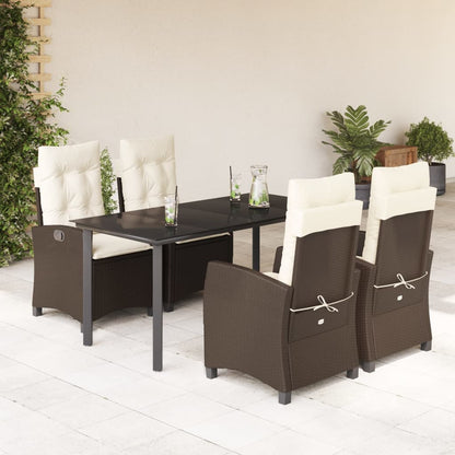 Set da Pranzo da Giardino 5pz con Cuscini