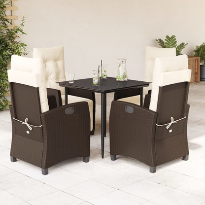 Set da Pranzo da Giardino 5pz con Cuscini