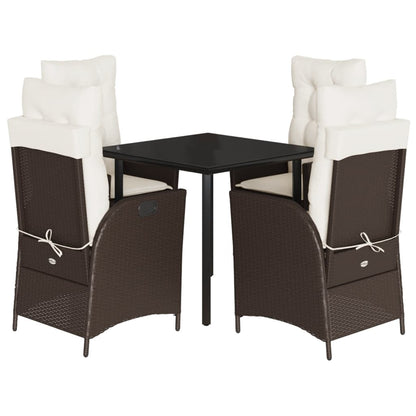 Set da Pranzo da Giardino 5pz con Cuscini