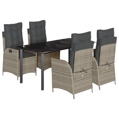 Set da Pranzo da Giardino 5pz con Cuscini