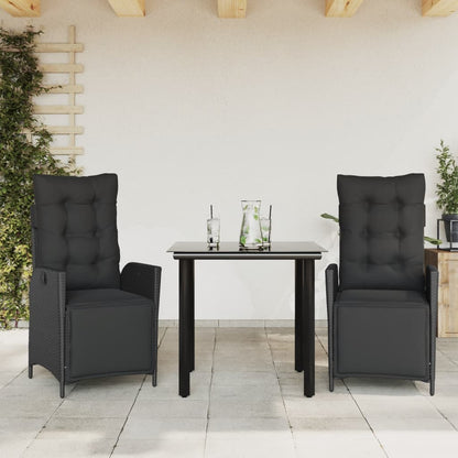 Set da Pranzo da Giardino 3 pz con Cuscini