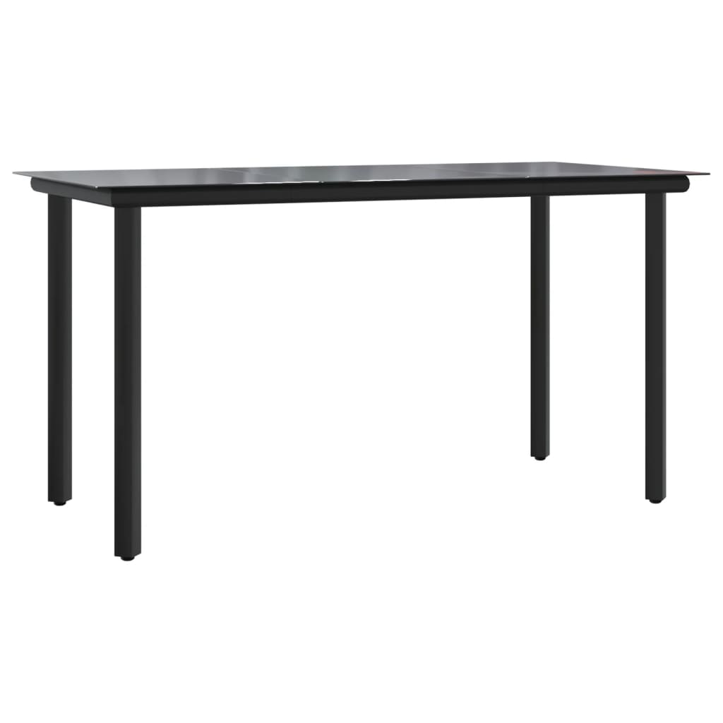 Set da Pranzo da Giardino 5pz con Cuscini in Polyrattan Marrone | homemem39