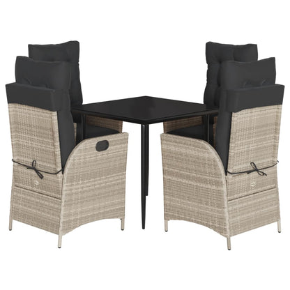 Set da Pranzo da Giardino 5pz con Cuscini