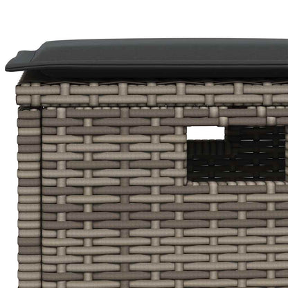 Set Divani da Giardino 6 pz con Cuscini a Forma di L Polyrattan