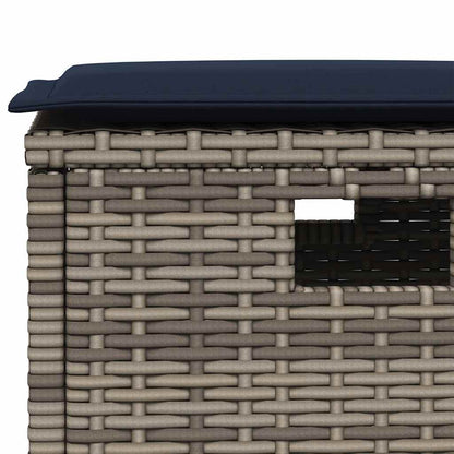 Set Divani da Giardino 6 pz con Cuscini a Forma di L Polyrattan - homemem39