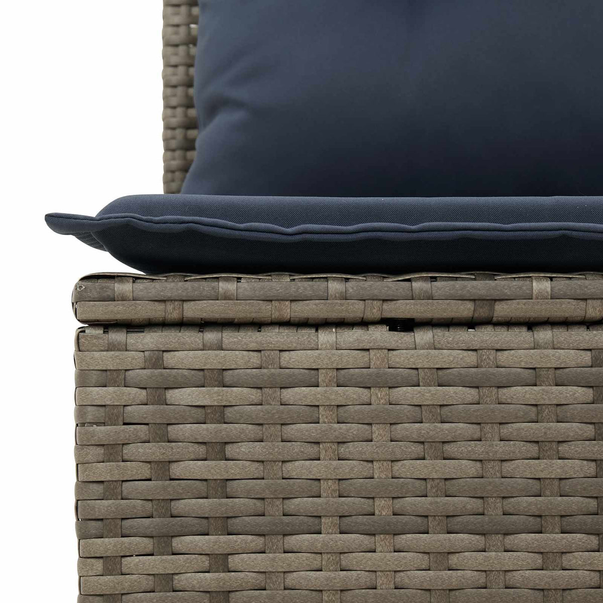 Divano da giardino Grigio 227 x 62 x 69 cm polyrattan | homemem39