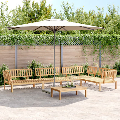 Set Divano Pallet da Giardino 5 pz in Legno Massello di Acacia | homemem39