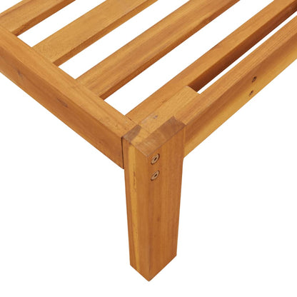 Divani Angolari Pallet da Giardino 2pz Legno Massello di Acacia | homemem39