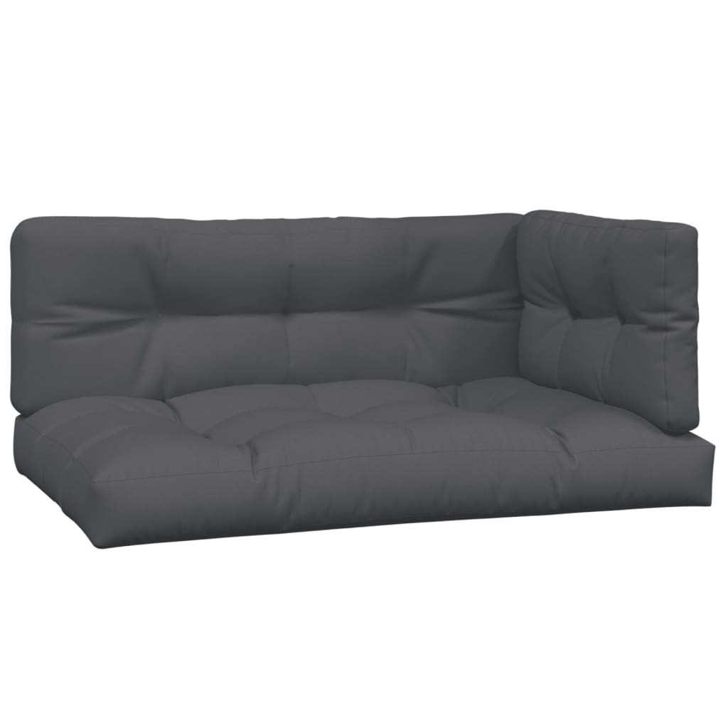 Set Divano Pallet Giardino 3pz con Cuscini Massello Acacia | homemem39