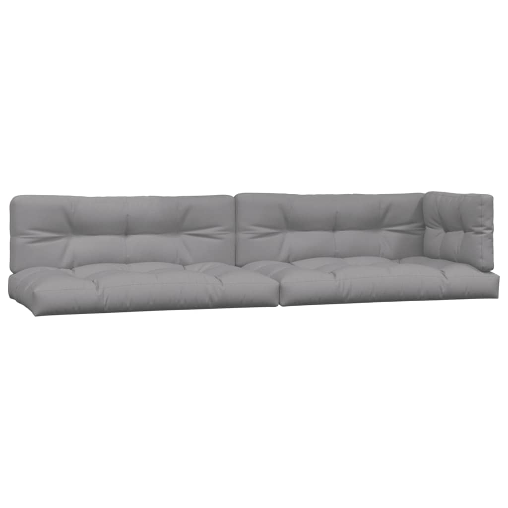 Set Divano Pallet Giardino 3pz con Cuscini Massello Acacia | homemem39