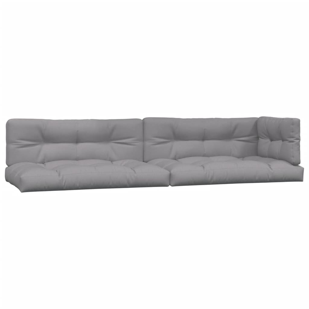 Set Divani Pallet Giardino 4pz Cuscini Legno Massello Acacia | homemem39