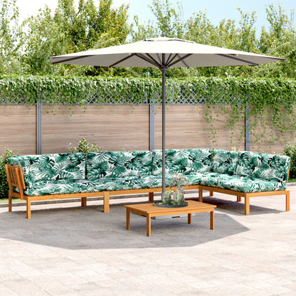 Set Divano Pallet Giardino 5pz con Cuscini Massello Acacia | homemem39