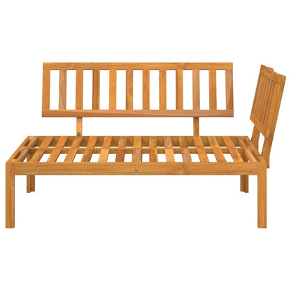 Divano Angolare da Giardino Pallet in Legno Massello di Acacia | homemem39