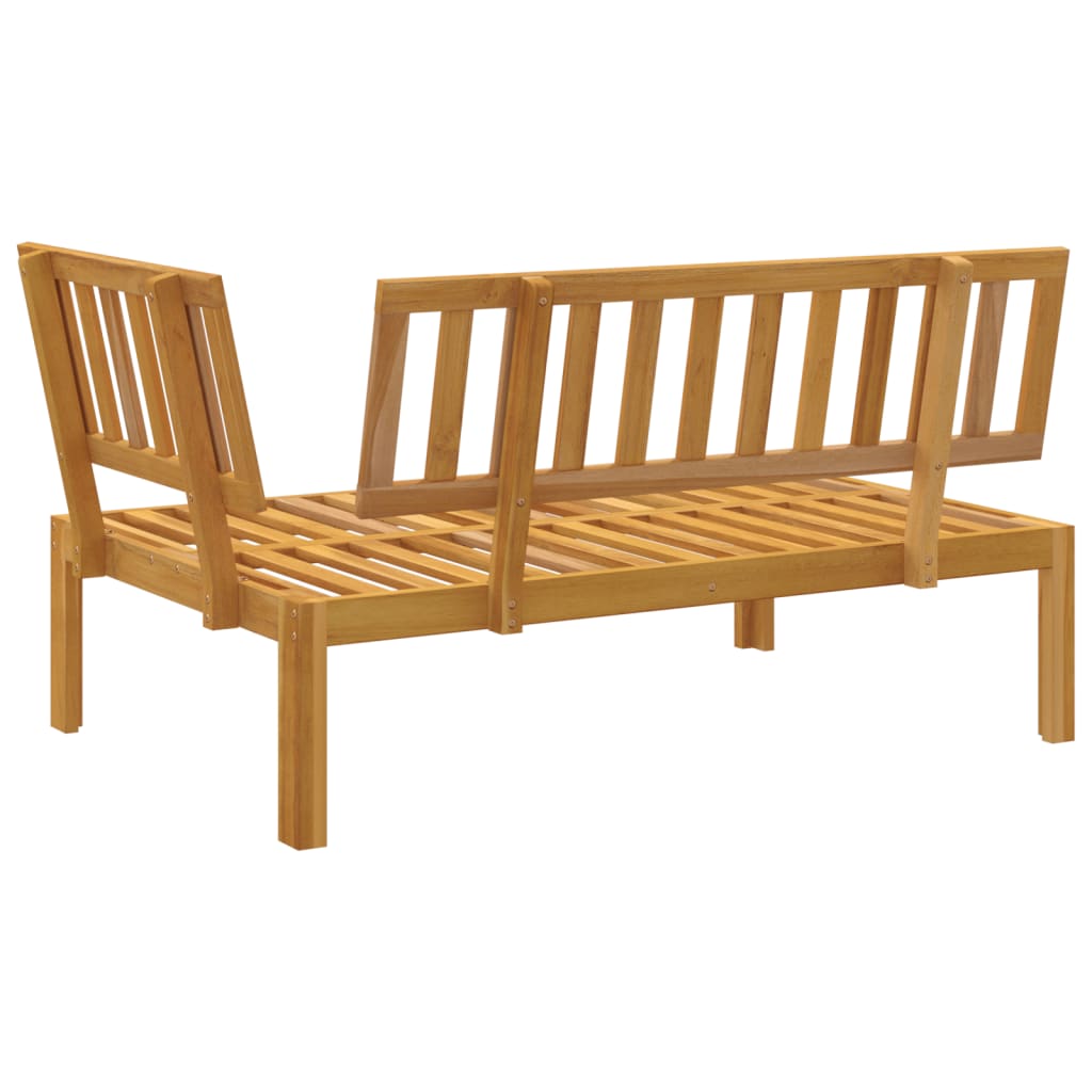 Divano Angolare da Giardino Pallet in Legno Massello di Acacia | homemem39