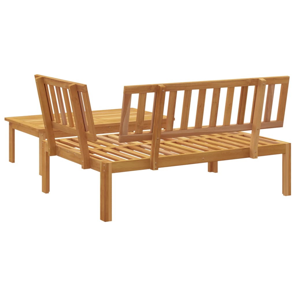 Set Divani Pallet da Giardino 2pz in Legno Massello di Acacia | homemem39