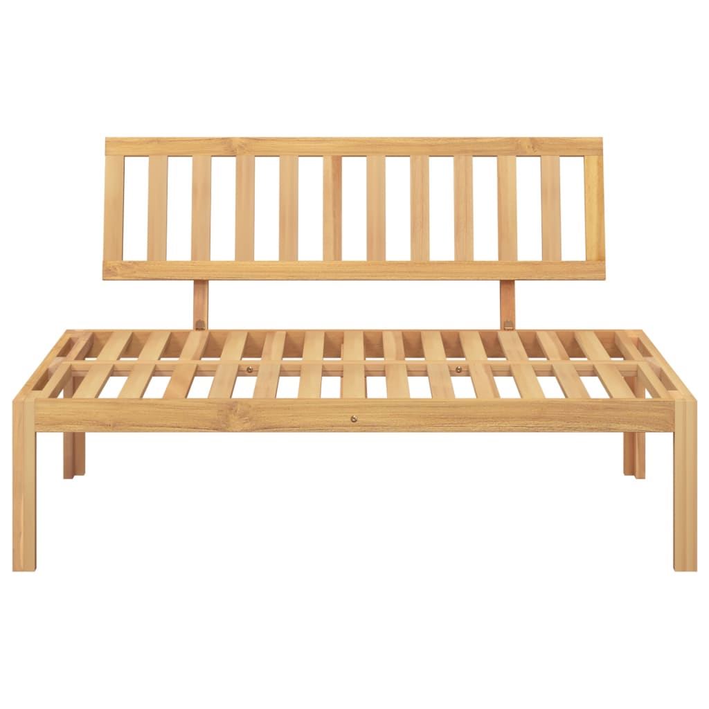 Divano Centrale da Giardino Pallet in Legno Massello di Acacia | homemem39