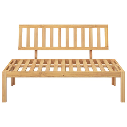 Divano Centrale da Giardino Pallet in Legno Massello di Acacia | homemem39
