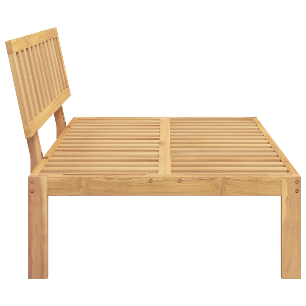 Divano Centrale da Giardino Pallet in Legno Massello di Acacia | homemem39