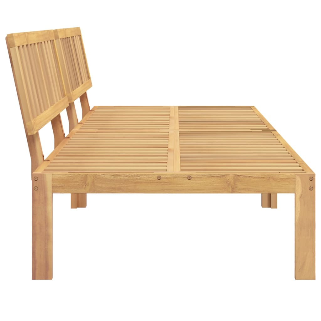 Divani Centrali da Giardino Pallet 2pz Legno Massello di Acacia | homemem39