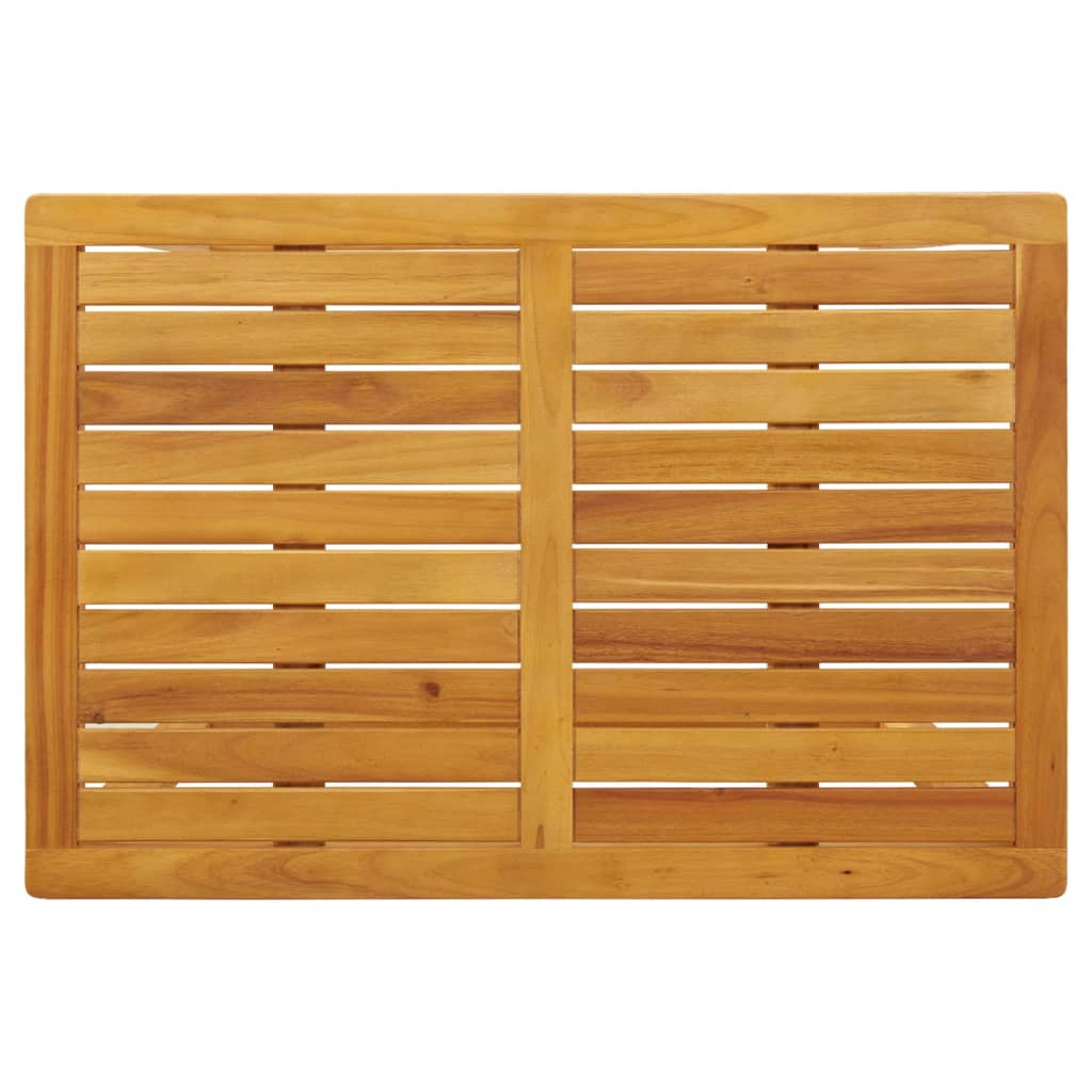 Set da Balcone 3pz con Cuscini in Legno Massello di Acacia | homemem39