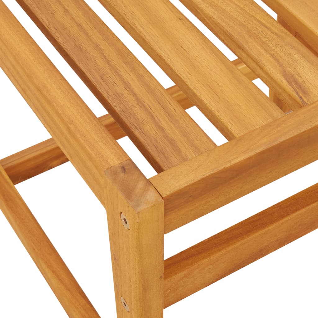 Set da Balcone 3pz con Cuscini in Legno Massello di Acacia | homemem39