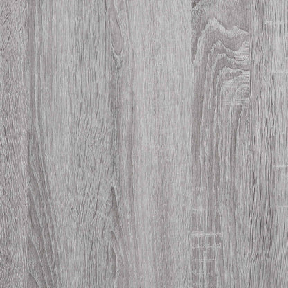 Libreria Grigio Sonoma 155,5x24x166,5 cm in Legno Multistrato