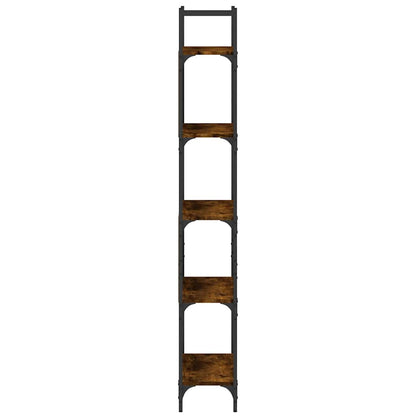 Libreria 5Ripiani Rovere Fumo 60,5x24x166,5cm Legno Multistrato