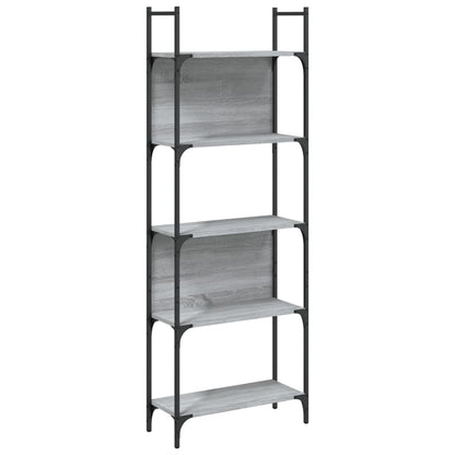 Libreria 5Ripiani Grigio Sonoma 60,5x24x166,5 Legno Multistrato | homemem39