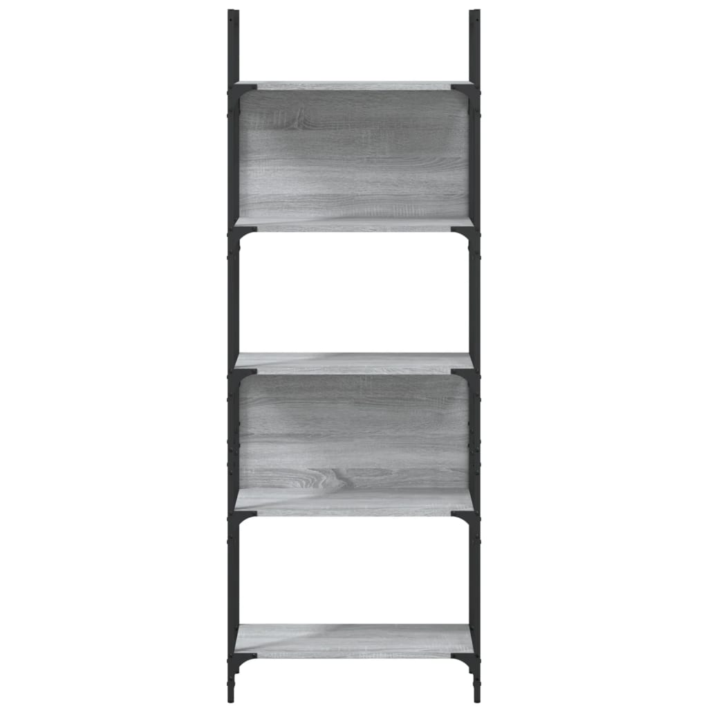Libreria 5Ripiani Grigio Sonoma 60,5x24x166,5 Legno Multistrato | homemem39