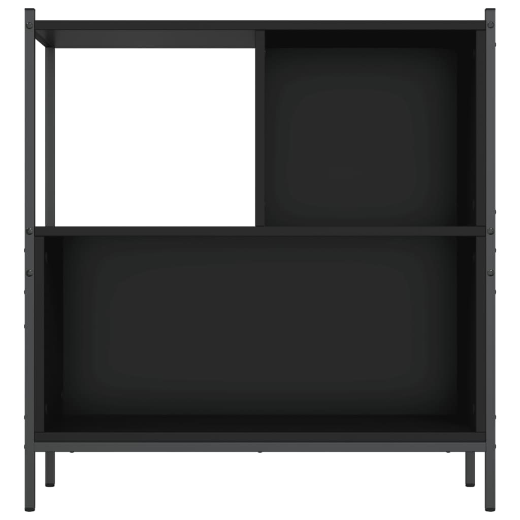 Libreria Nera 72x28x77,5 cm in Legno Multistrato | homemem39