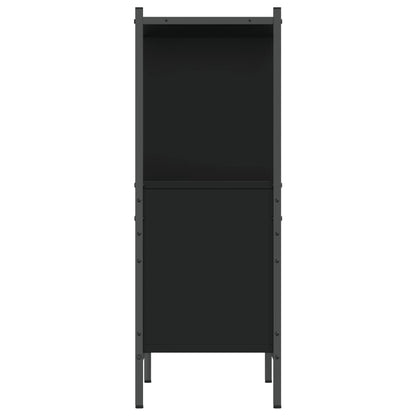 Libreria Nera 72x28x77,5 cm in Legno Multistrato | homemem39