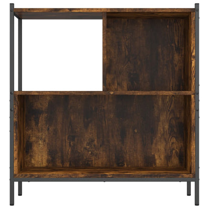 Libreria Rovere Fumo 72x28x77,5 cm in Legno Multistrato | homemem39