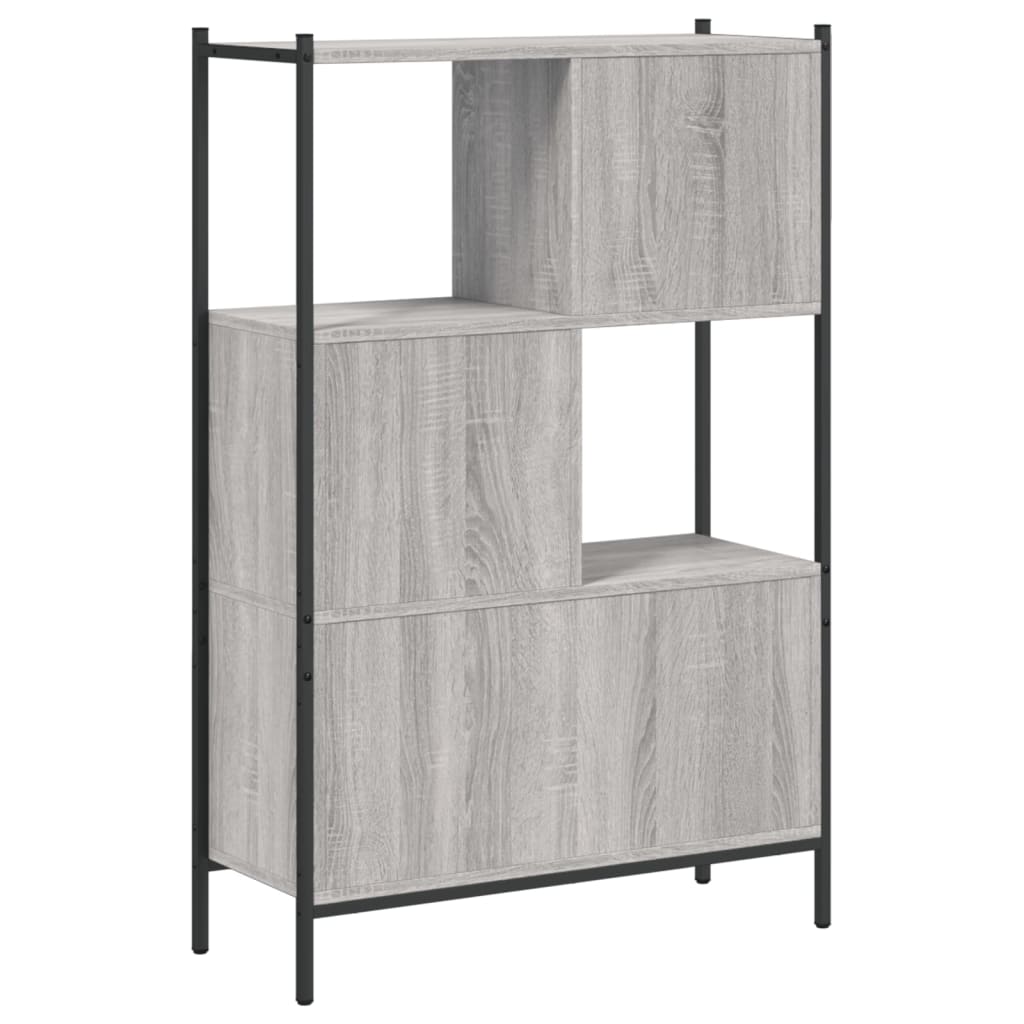 Libreria Grigio Sonoma 72x28x109 cm in Legno Multistrato | homemem39