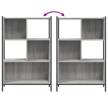 Libreria Grigio Sonoma 72x28x109 cm in Legno Multistrato | homemem39