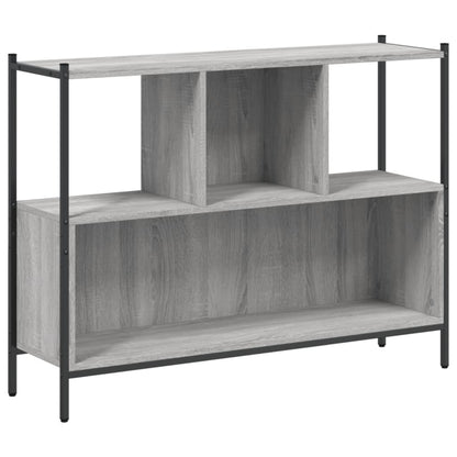 Libreria Grigio Sonoma 102x28x77,5 cm in Legno Multistrato | homemem39
