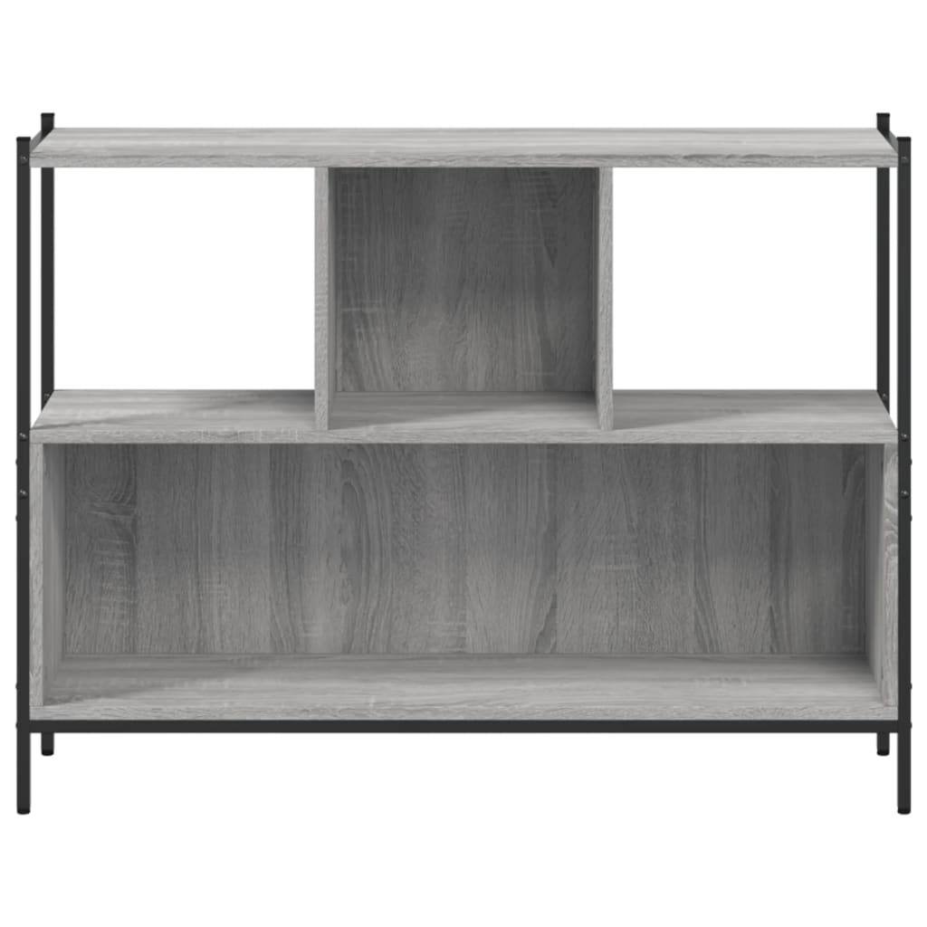 Libreria Grigio Sonoma 102x28x77,5 cm in Legno Multistrato | homemem39