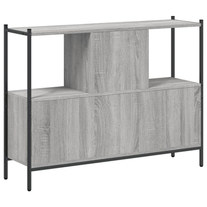 Libreria Grigio Sonoma 102x28x77,5 cm in Legno Multistrato | homemem39
