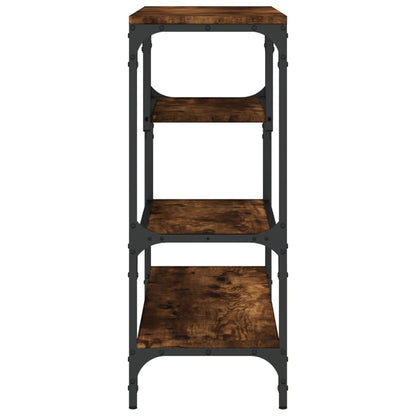 Tavolo Consolle Rovere Fumo 100x30x75 cm Legno Multistrato - homemem39
