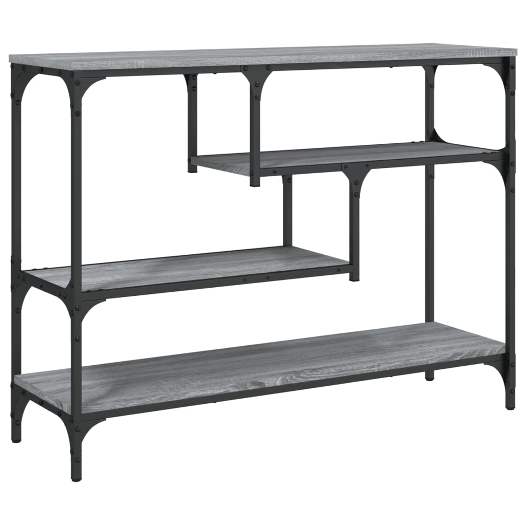 Tavolino Consolle Grigio Sonoma 100x30x75 cm Legno Multistrato | homemem39