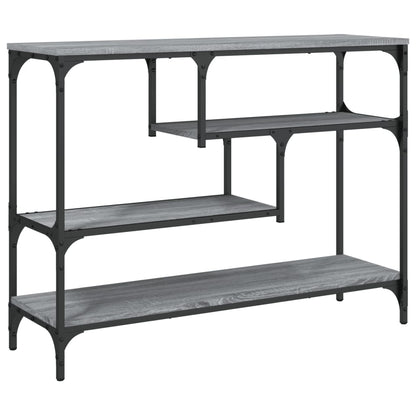 Tavolino Consolle Grigio Sonoma 100x30x75 cm Legno Multistrato | homemem39