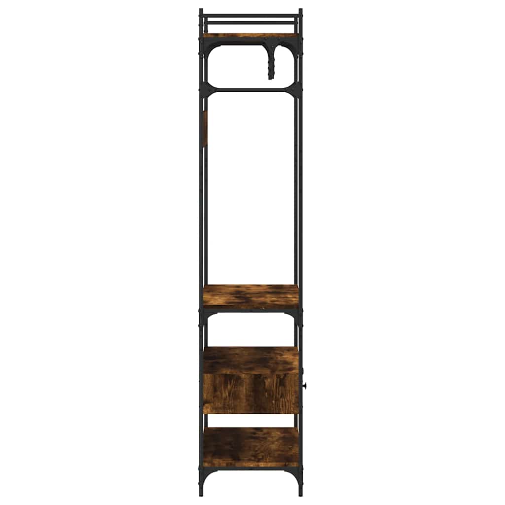 Armadio Cassetti Rovere Fumo 89x39x184,5 cm Legno Multistrato | homemem39