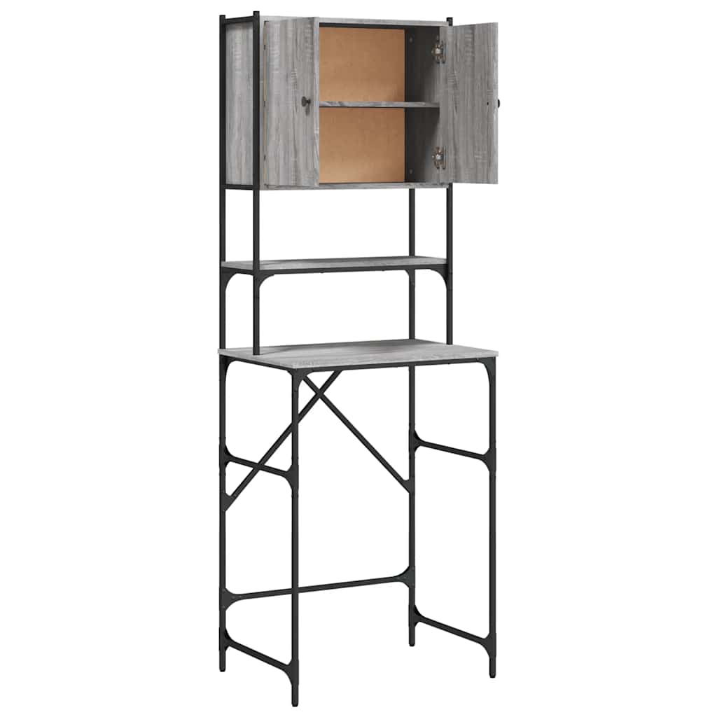 Mobile per Lavatrice Grigio Sonoma 68x48,5x194 cm | homemem39