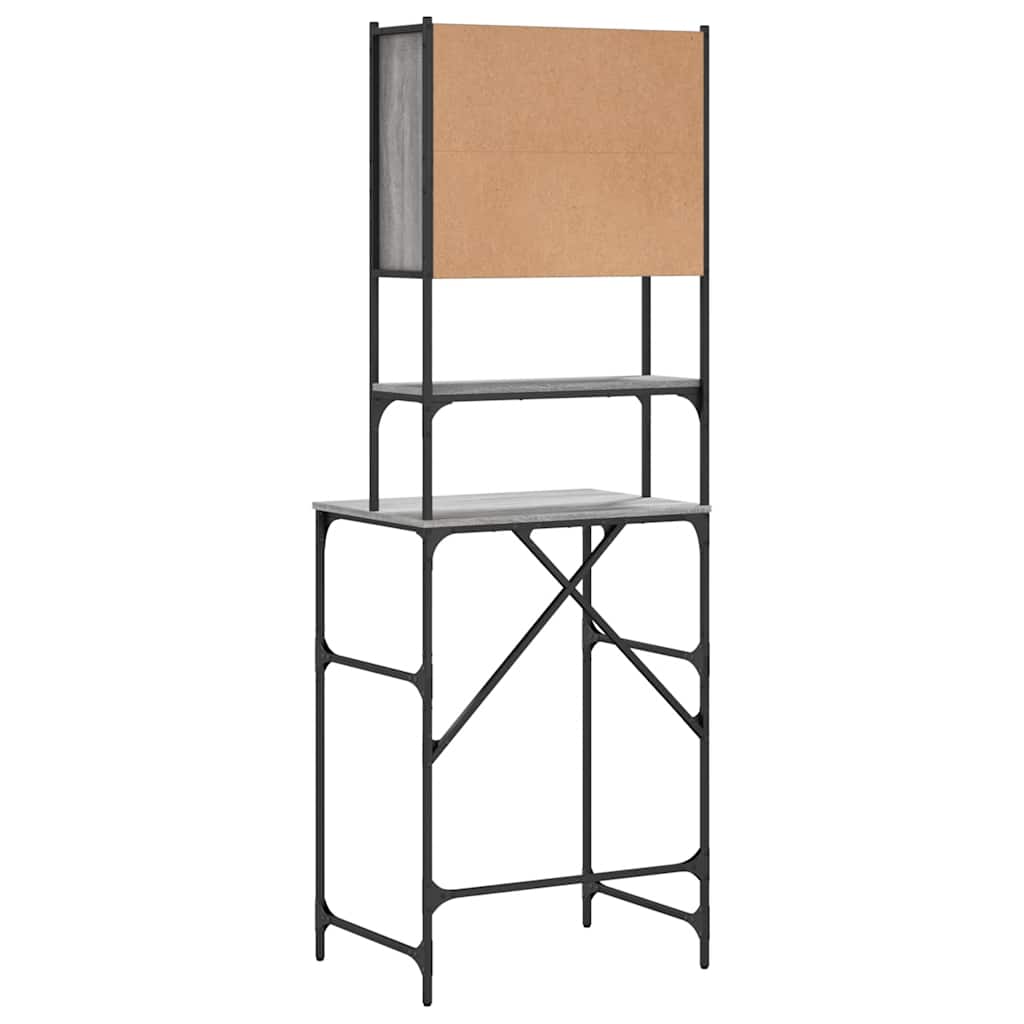 Mobile per Lavatrice Grigio Sonoma 68x48,5x194 cm | homemem39